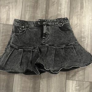 Wild Fable Charcoal Denim Skirt